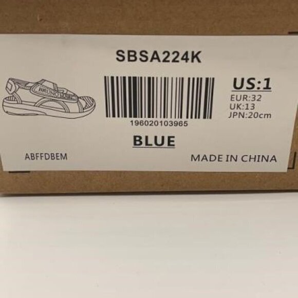 BOGO Bruno Marc Boys Girls Open Toe Sandals easy On Off Velcro Anti slip - Picture 4 of 5